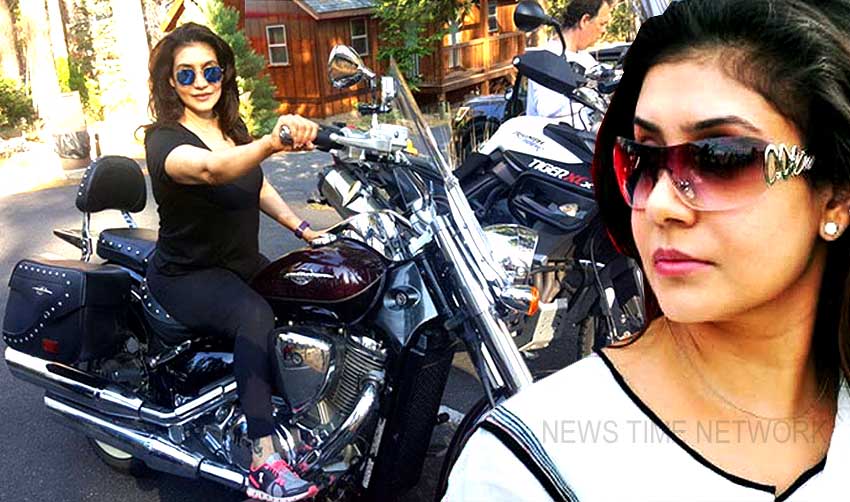 ഹാര്‍ലി ഡേവിഡ്‌സണില്‍ ലിസിയുടെ കറക്കം