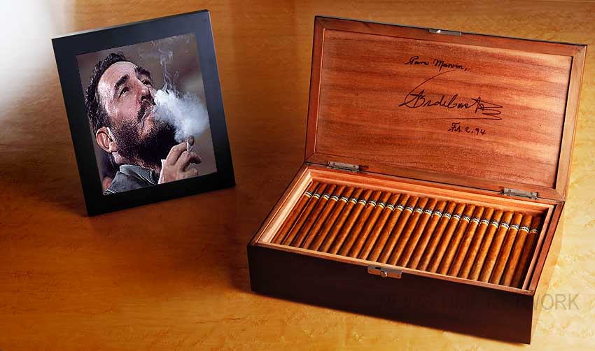 കാസ്‌ട്രോയുടെ സിഗരറ്റ് പെട്ടി വന്‍തുകക്ക് ലേലത്തില്‍ വിറ്റു