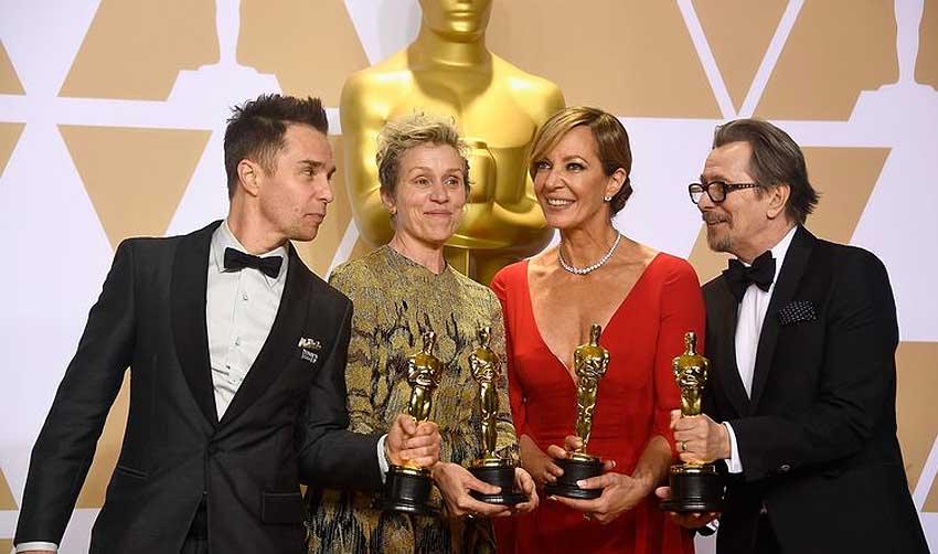 ശ്രീദേവിക്ക് ഓസ്‌കാറിന്റെ ആദരം, ഗാരി ഓള്‍ഡ് മാന്‍ മികച്ച നടന്‍, മക്‌ഡോര്‍മണ്ട് നടി