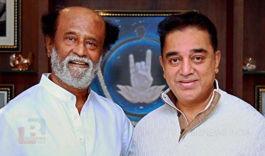 സത്യപ്രതിജ്ഞാ ചടങ്ങിലേക്ക് രജനികാന്തിനും കമല്ഹാസനും ക്ഷണം