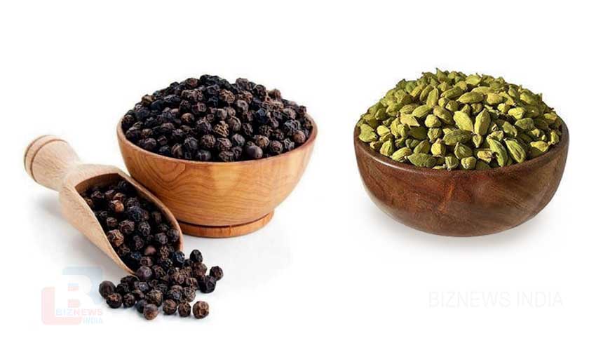 കുരുമുളകിനും ഏലത്തിനും വില കൂടി