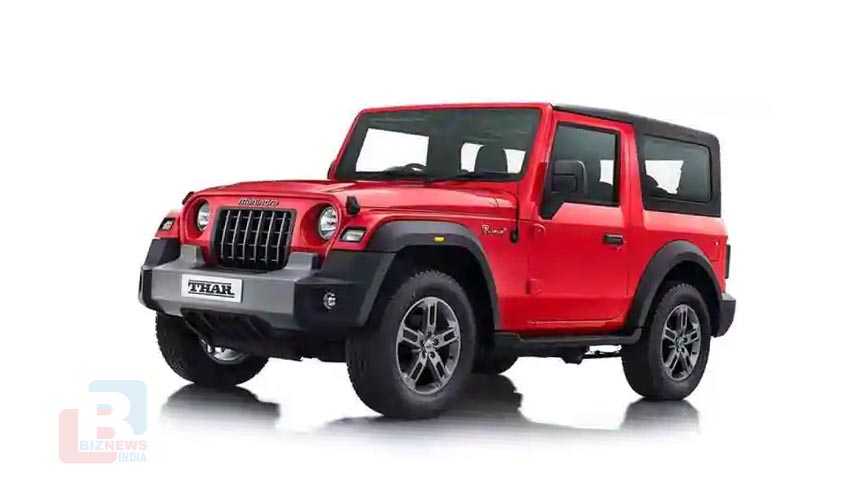 ഡിസംബര് ഒന്ന് മുതല് മഹീന്ദ്ര ഥാറിന് വില വര്ധിക്കും