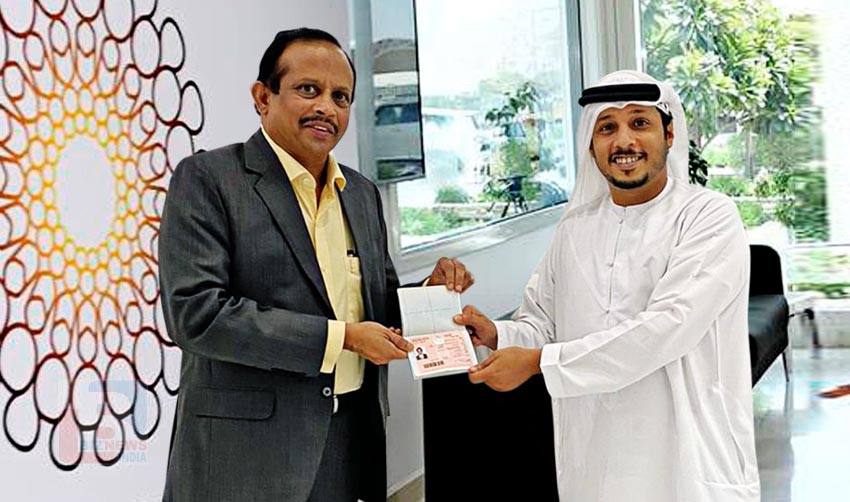 അക്ബര്‍ ട്രാവല്‍സ് ഓഫ് ഇന്ത്യ ചെയര്‍മാന്‍ അബ്ദുല്‍ നാസറിനും ഗോള്‍ഡന്‍ വിസ