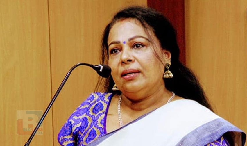 ശോഭന ജോര്ജ് ഔഷധി ചെയര്പേഴ്സണായി ചുമതലയേറ്റു