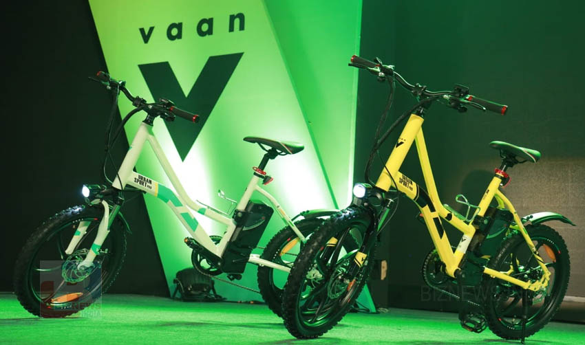 ‘വാന്’ ആദ്യത്തെ ഇ-ബൈക്കുകള് വിപണിയിലെത്തി