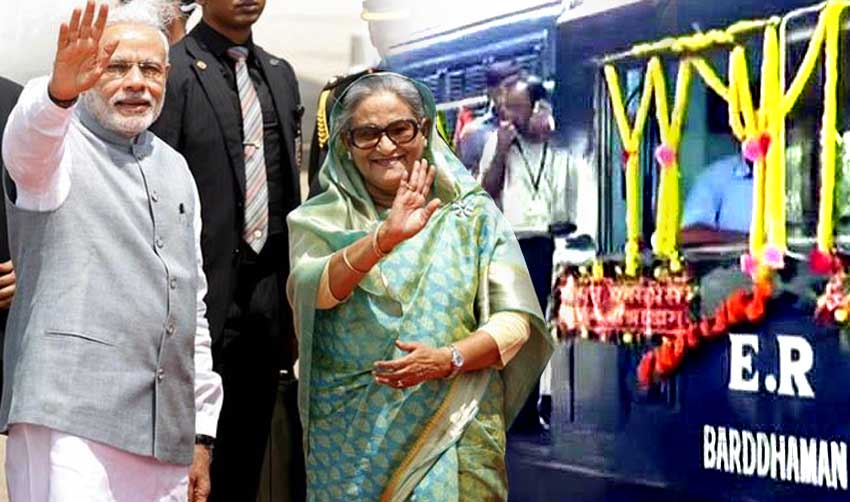 ഇന്ത്യബംഗ്ലാദേശ് ട്രെയിന്‍ സര്‍വീസിന് തുടക്കം