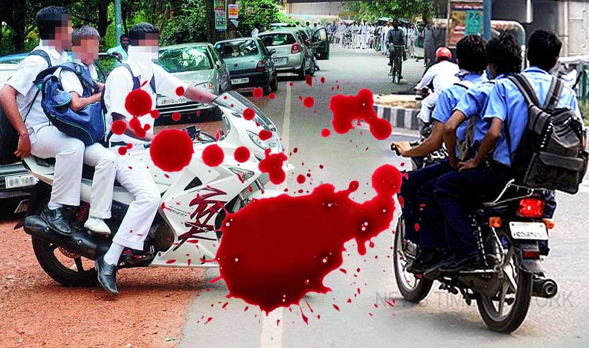 ലൈസന്‍സില്ലെങ്കിലും വിദ്യാര്‍ത്ഥികള്‍ ചീറിപ്പായുന്നു