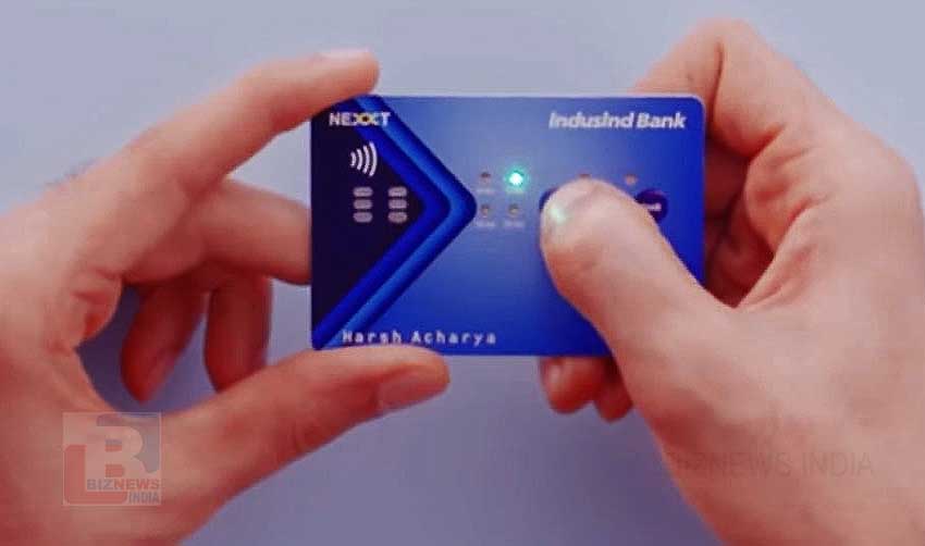 പുഷ് ബട്ടണോടുകൂടിയ ക്രഡിറ്റ് കാര്‍ഡുമായി ഇന്‍ഡസ്ഇന്‍ഡ് ബാങ്ക്