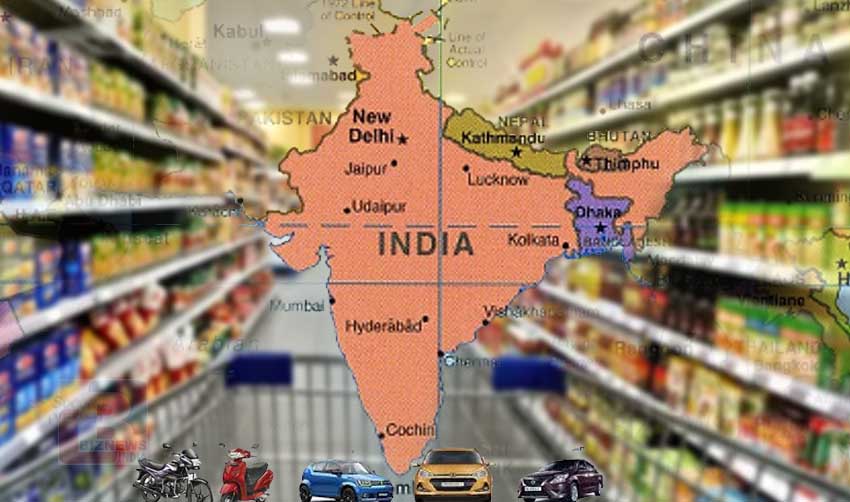 ഉല്‍പ്പന്നങ്ങളുടെ വില്‍പ്പനയില്‍ വന്‍തോതില്‍ ഇടിവ്