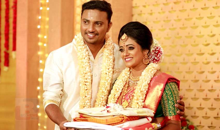 നടി പ്രീത പ്രദീപ് വിവാഹിതരായി