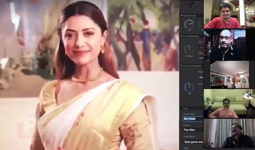 കോവിഡ് പ്രതിസന്ധിയെ മറികടക്കന്ന് ഓണ്‍ലൈനായി ആഡ്ഫിലിം ഷൂട്ട്