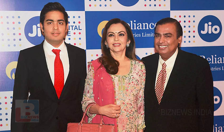 ആകാശ് അംബാനി റിലയന്‍സ് ജിയോ പുതിയ ചെയര്‍മാന്‍